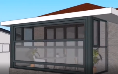 Intelligent Electric Balcony Windows.