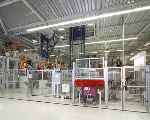 T-Slot Aluminium Profile applied to Mechanical-Equipment-Fence-1