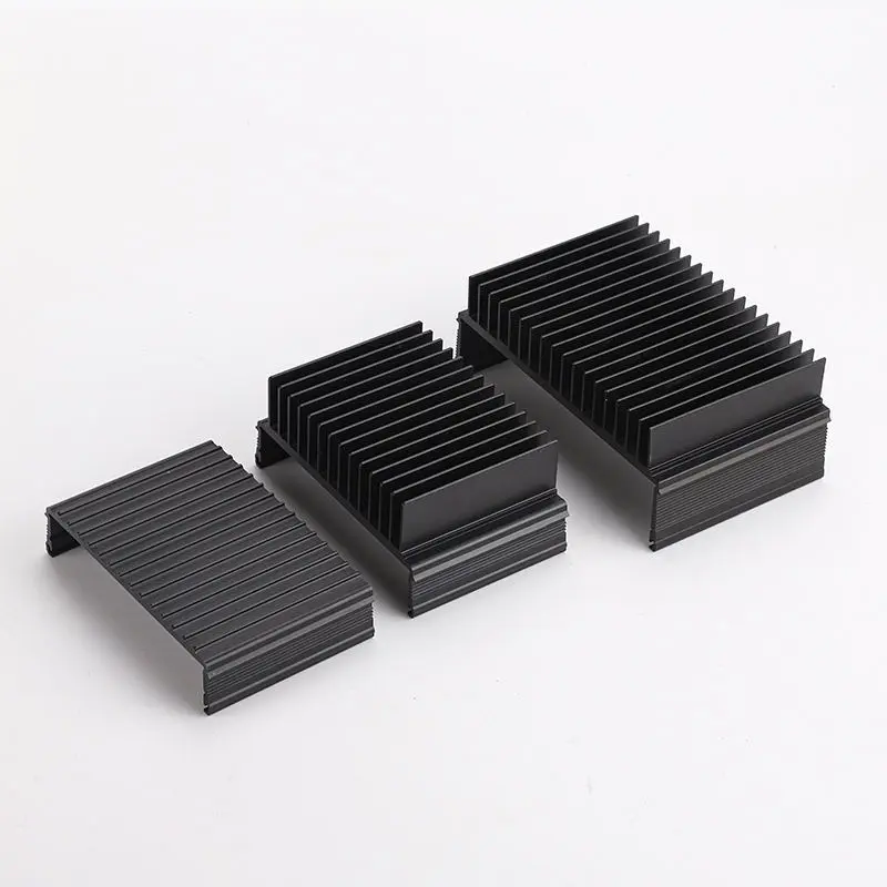 8 Year Exporter Aluminium Bar - Black Anodized Aluminum Extruded Heat Sink – Ruiqifeng