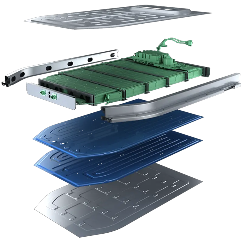 Good Wholesale Vendors Aluminum Roller Shutter Window - New Enery Vehicles Battery Tray of Alunimum Extrusion – Ruiqifeng