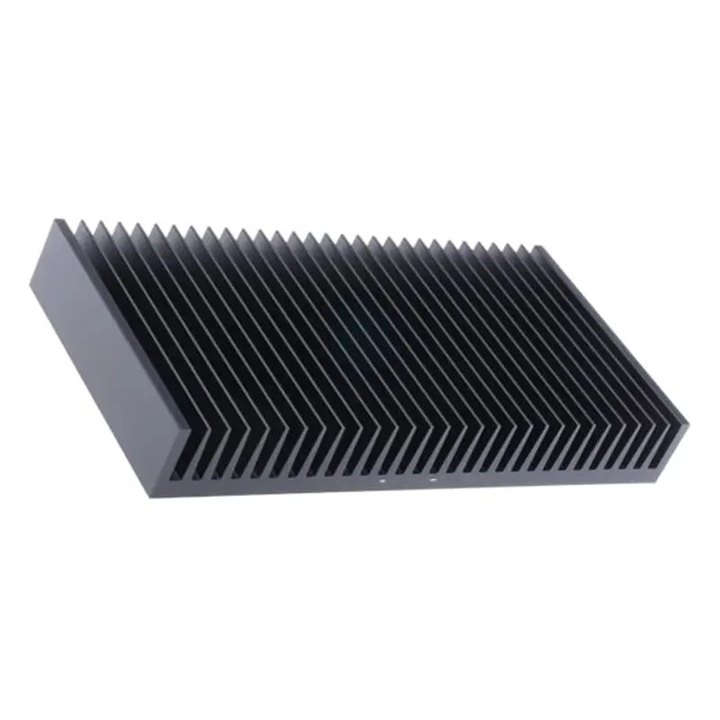 8 Year Exporter Aluminium Bar - Black Anodized Aluminum Extruded Heat Sink – Ruiqifeng