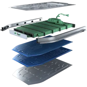 New Energy Vehicles Battery Tray of Alunimum Extrusion